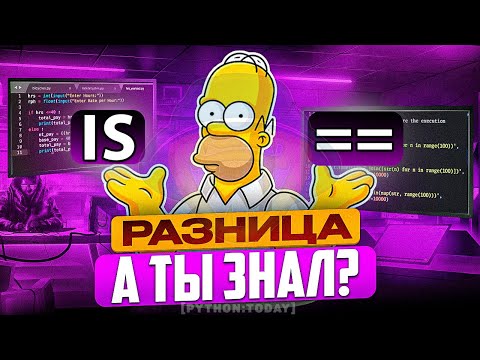 Видео: Тебе нужно это знать! | Операторы is и == в Python | Изучение Python с нуля