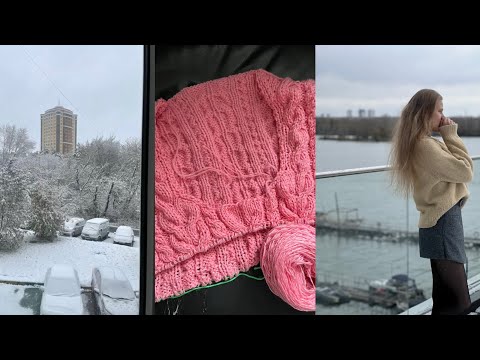 Видео: Вязальный влог/выпуск первого описания/продолжаю вязать джемпер с косами
