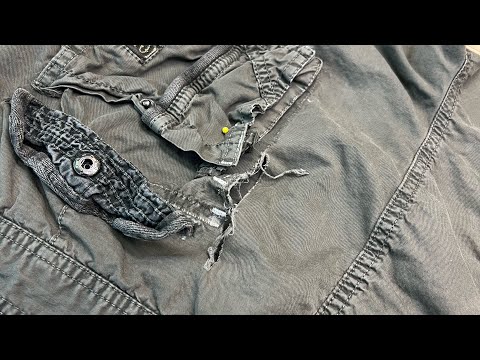 Видео: ✂️КАК ЗАКРЫТЬ ДЫРКУ в ОБЛАСТИ КАРМАНА на ШОРТАХ