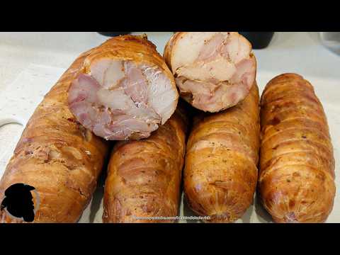 Видео: Копченый Куриный Рулет, Ветчина