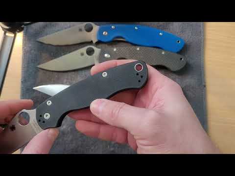 Видео: Рукоять Spyderco Military против Spyderco Paramilitary 2 🤔 Что выбрать?В чем главная соль? Мое имхо🙂