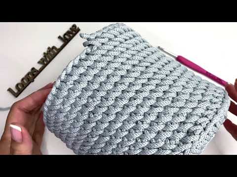 Видео: Узор «паркет» по кругу