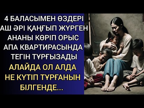 Видео: 4 БАЛАСЫМЕН ӨЗДЕРІ АШ ӘРІ ҚАҢҒЫП ЖҮРГЕН АНАНЫ КӨРІП ОРЫС АПА КВАРТИРАСЫНДА ТЕГІН ТҰРҒЫЗАДЫ. АЛАЙДА..