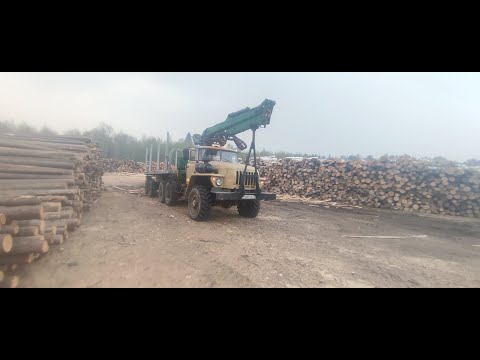 Видео: На урал лесовоз в 17 лет! Снова поломки рабочие будни!