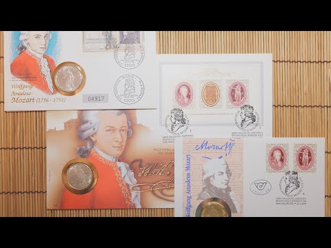 Видео: Монеты 25 шиллингов 1956 года Австрии - Вольфганг Амадей Моцарт #mozart #collecting #collection