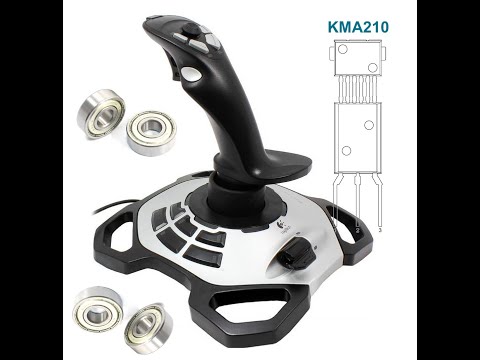 Видео: Logitech 3d extreme pro | KMA210 | переделка механики и датчиков - нюансы