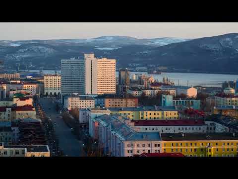 Видео: Мурманск. Времена года. Снимки сделанные с одной и той же точки