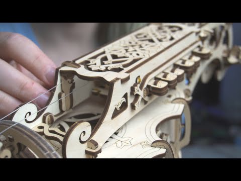 Видео: КОЛЁСНАЯ ЛИРА КОНСТРУКТОР | Харди-Гарди от UGEARS