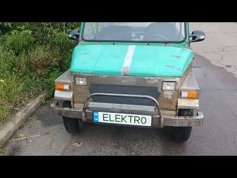 Видео: Електромобіль з інвалідки СМЗ.Тест драйв на динаміку та швидкість ( 2передача на КПП  )