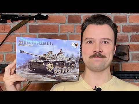 Видео: Обзор модели самоходки sturmgeschutz lll Ausf G Stug 3 от Takom Blitz.