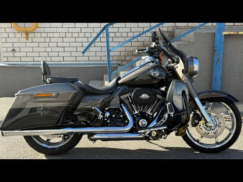 Видео: Стан мотоцикла Harley-Davidson CVO Road King 6 [ FLHRSE6 ] 2014 22000 km