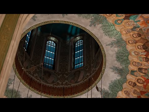 Видео: Вечернее богослужение. Акафист Пресвятой Богородице. Всех Преподобных отцов, в подвиге просиявших