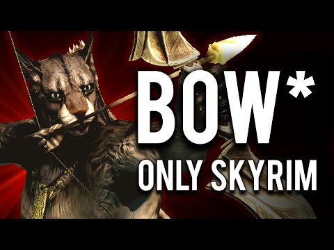 Видео: Как сделать билд Только с «Луком» в Skyrim