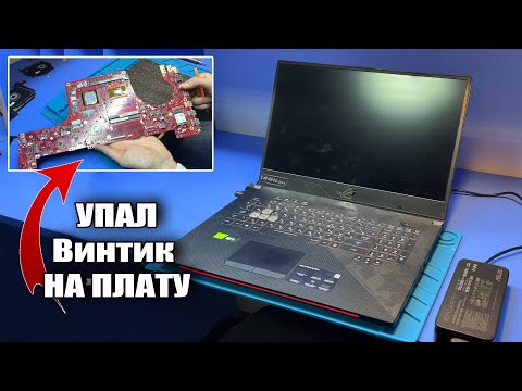 Видео: Ремонт ТОПОВОГО ASUS ROG GL704GW / "УПАЛ БОЛТИК ОТ М2 НА ПЛАТУ" после другого СЦ для подписчика