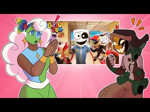 Видео: Земля и Джек РЕАГИРУЮТ на Удивительный ЦИФРОВОЙ ЦИРК, Эпизод 4!