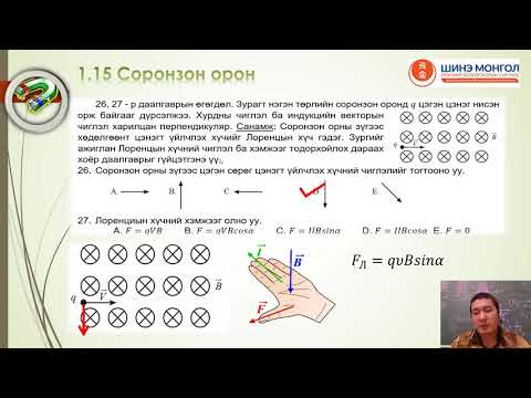 Видео: 1 15 Соронзон орон 21   31