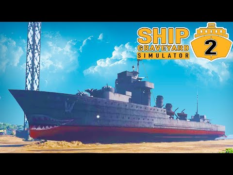 Видео: Кладбище Кораблей - Распил Корабля Wicher - Warships DLC - Ship Graveyard Simulator 2