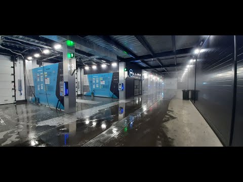 Видео: Крытая мойка самообслуживания на оборудовании ALLES на 8 постов от А до Я