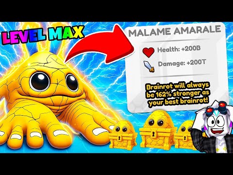 Видео: Я СРАЗУ ВЫБИЛ НОВУЮ СЕКРЕТНУЮ ЭВОЛЮЦИЮ MALAME AMARALE В ОБНОВЛЕНИИ Brainrot Evolution