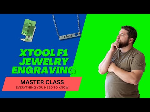 Видео: Гравировка ювелирных изделий на заказ с помощью xTool F1 (пошаговое руководство для начинающих)