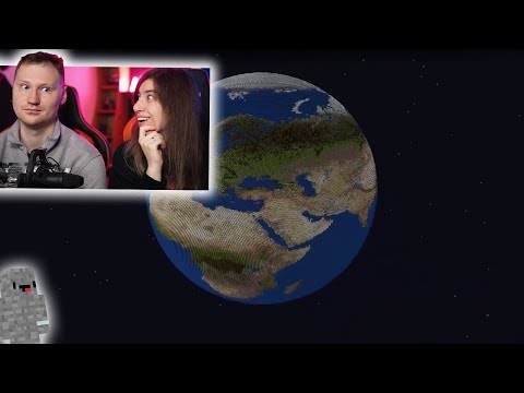 Видео: Точная копия Земли в Minecraft | РЕАКЦИЯ на Стоун! майнкрафт