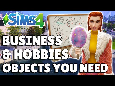 Видео: 5 предметов для бизнеса и хобби, которые стоит начать использовать | Руководство по The Sims 4