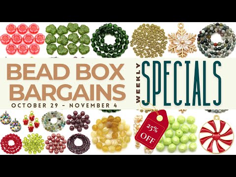 Видео: Еженедельные скидки! Дополнительная скидка 25% на избранную фурнитуру, кристаллы, подвески и мног...