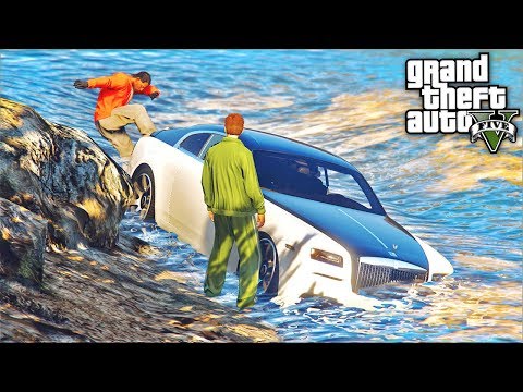 Видео: РЕАЛЬНЫЕ ПАЦАНЫ В GTA 5 - УТОПИЛИ РОЛЛС РОЙС! ДОРОГАЯ ТАЧКА УТОНУЛА! ⚡ГАРВИН