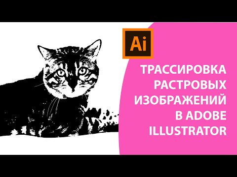 Видео: Трассировка растровых изображений в Иллюстраторе. Трейс в Adobe Illustrator