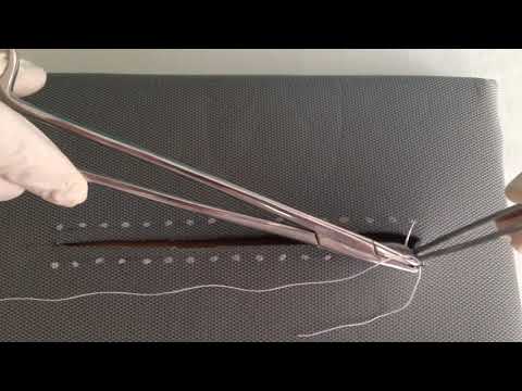 Видео: Техніка накладання шва