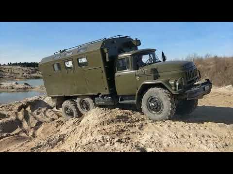 Видео: ЗИЛ-131 Песчаный карьер два человека! Часть 2!