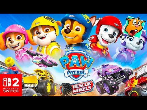 Видео: Щенячий патруль Rescue Wheels Чемпионат на Aнглийском языке - Нинтендо Свитч 2 Гоночные Игры
