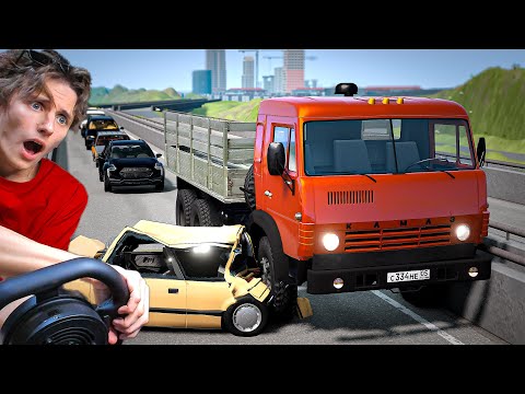 Видео: УЗКИЕ УЛОЧКИ и ШАШКИ на КАМАЗЕ в БИМКЕ... | BeamNG.drive **СГОРЕЛ РУЛЬ**