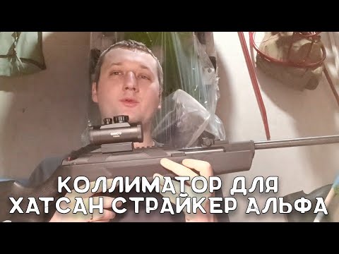 Видео: Коллиматорный прицел Gamo для Хатсана | Винтовка Hatsan Striker Alpha | Турецкая пневматика