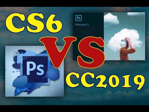 Видео: Фотошоп CS6 против CC2019. Что изменилось за 6 лет?