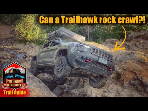 Видео: Сколько выдерживает Jeep Cherokee Trailhawk? Гид по тропам озера Уилер #wheelerlakecolorado