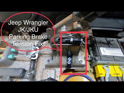 Видео: Ремонт натяжения стояночного тормоза Jeep Wrangler JK/JKU