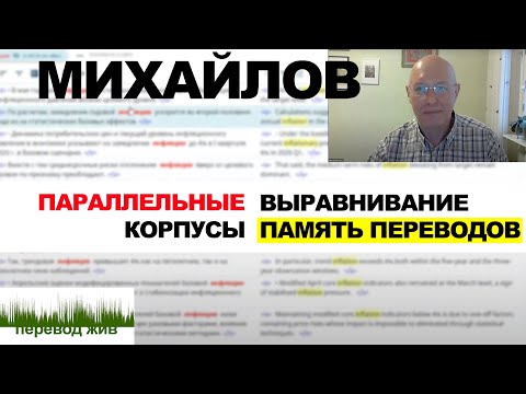 Видео: МИХАЙЛОВ. Выравнивание. Параллельные корпусы. Память переводов