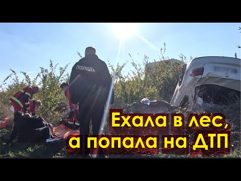 Видео: Ехала в лес, а попала на ДТП