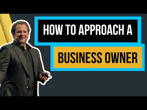 Видео: Наиболее важные факторы, которые следует знать при покупке бизнеса: связь с владельцем