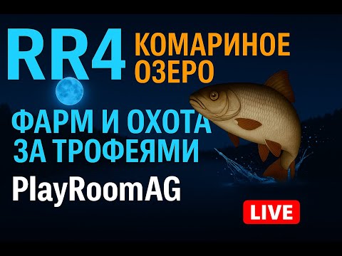 Видео: 🎣 RR4 — Продолжаем фарм и прокачку! Комариное озеро | PlayRoom AG LIVE