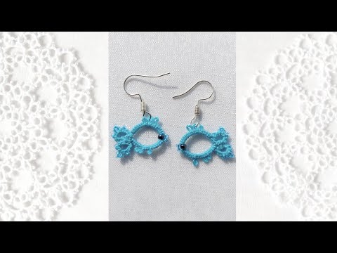 Видео: Плетем серьги рыбки