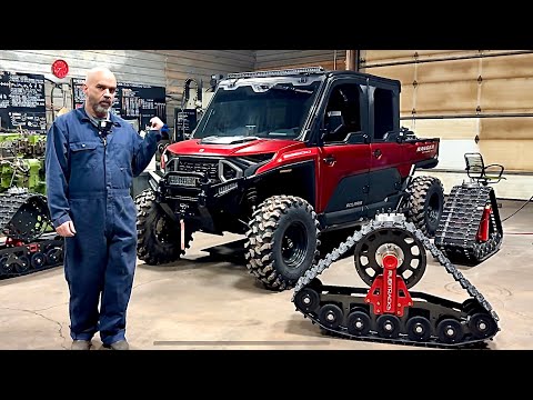 Видео: Rubitracks на Polaris 1500 Ranger