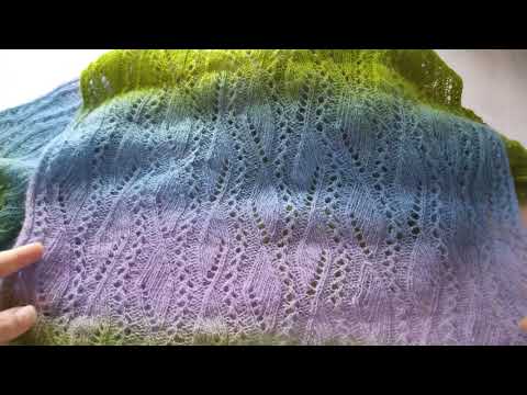 Видео: Как подготовить пряжу Кауни к вязанию? Мои шикарные палантины из Кауни!