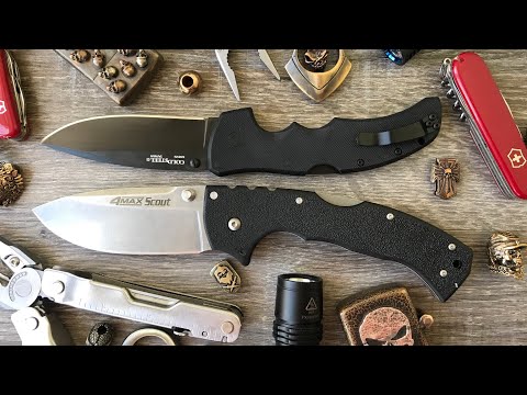 Видео: #ВЕРСУС: COLD STEEL RECON 1 VS COLD STEEL 4MAX SCOUT