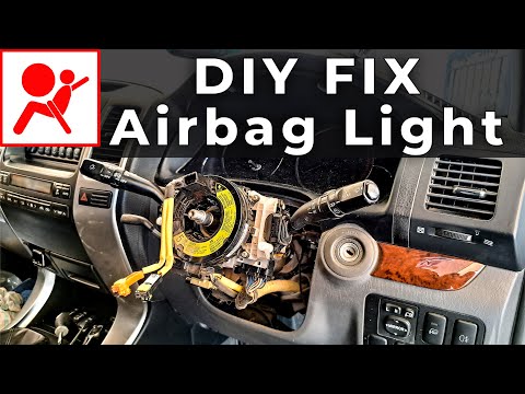 Видео: Как заменить часовую пружину - индикатор подушки безопасности, звуковой сигнал, переключатель ука...