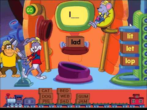 Видео: Чтение от Reader Rabbit 1: Игра-сортировщик, Уровень 1