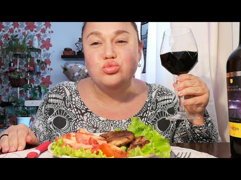 Видео: Мукбанг Жизнь в радость 😎✅🍷🥩