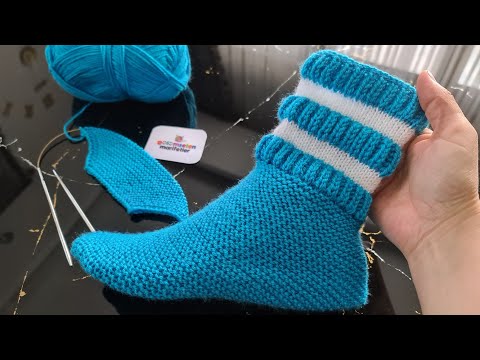 Видео: Зимние вязаные женские носки модели
