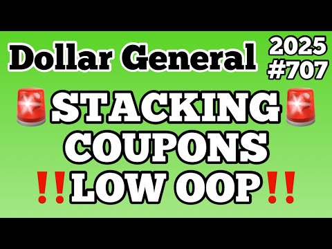 Видео: 2025#707🚨Dollar General Couponing🚨НАКОПЛЕННЫЕ КУПОНЫ‼️НИЗКИЙ OOP‼️ОБЯЗАТЕЛЬНО К ПРОСМОТРУ👀👀